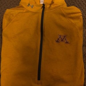 under armour minnesota half zip